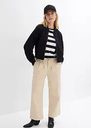 Pantaloni in twill cropped, bonprix