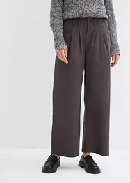 Pantaloni in twill cropped, bonprix