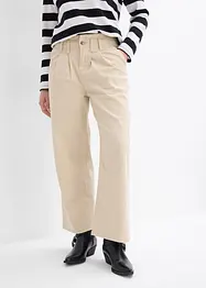 Pantaloni in twill cropped, bonprix
