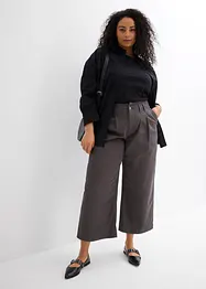 Pantaloni in twill cropped, bonprix