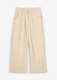 Pantaloni in twill cropped, bonprix