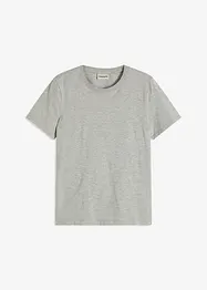 T-shirt con bordo in maglia e filato glitterato, bonprix
