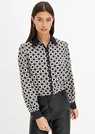 Blusa in satin, bonprix