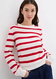 Maglione con maniche lunghe leggermente a palloncino, bonprix