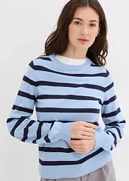 Maglione con maniche lunghe leggermente a palloncino, bonprix