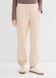 Pantaloni in felpa con bordo elastico, bonprix