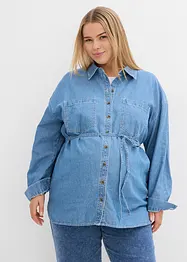 Camicia di jeans prémaman / da allattamento in puro cotone, bonprix