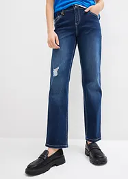 Jeans cropped straight, vita media, bonprix