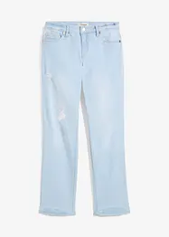 Jeans cropped straight, vita media, bonprix