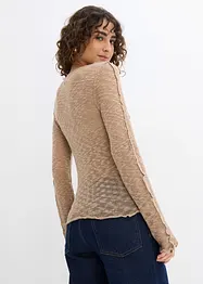 Maglia in trama operata, bonprix