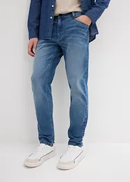 Jeans elasticizzati in denim pesante relaxed fit, tapered, bonprix