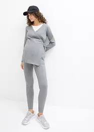 Maglia incrociata e leggings prémaman (set 2 pezzi), bonprix