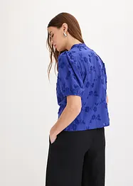 Blusa a maniche corte in puro cotone, bonprix
