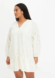 Abito con applicazioni floreali, bonprix