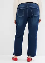 Jeans cropped straight, vita media, bonprix