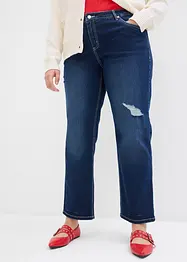 Jeans cropped straight, vita media, bonprix