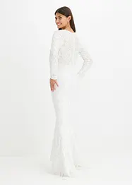 Abito da sposa ricamato con paillettes, bonprix