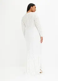 Abito da sposa ricamato con paillettes, bonprix