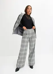 Pantaloni larghi a quadri, bonprix