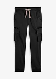 Pantaloni cargo con elastico in vita regular fit, bonprix