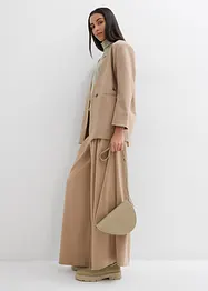 Pantaloni con pinces a vita alta in misto viscosa, bonprix