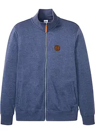 Felpa con zip a collo dritto, bonprix