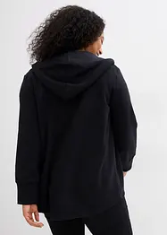Felpa aperta in morbido misto cotone, bonprix