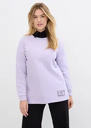 Felpa in misto cotone con orlo asimmetrico, bonprix