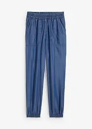 Pantaloni con elastico in vita in Lyocell fluente, bonprix