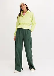Giacca cropped con coulisse in vita, bonprix