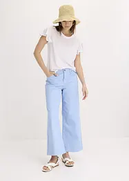 Maglia con maniche a volant, bonprix