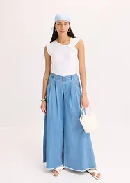 Maglia con dettaglio attorcigliato in misto cotone elasticizzato, bonprix