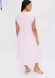 Abito svasato in jersey con dettaglio twist, bonprix