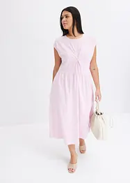 Abito svasato in jersey con dettaglio twist, bonprix