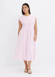 Abito svasato in jersey con dettaglio twist, bonprix