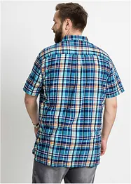 Camicia a maniche corte in seersucker di puro cotone, bonprix