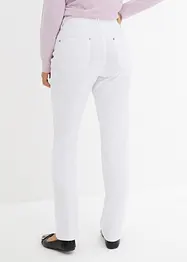 Pantaloni elasticizzati in bengalina con cinta comoda, straight, bonprix