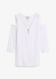 Maglia con cut-out in viscosa, bonprix