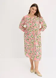Abito midi in morbida viscosa, bonprix