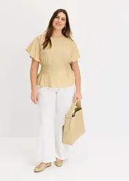 Blusa in misto viscosa morbido, bonprix