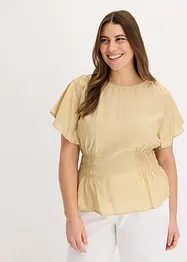 Blusa in misto viscosa morbido, bonprix