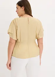 Blusa in misto viscosa morbido, bonprix