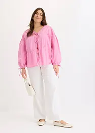 Blusa con laccetti, bonprix