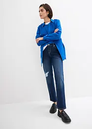 Jeans cropped straight, vita media, bonprix
