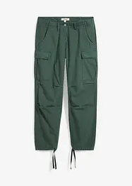 Pantaloni cargo in puro cotone, bonprix