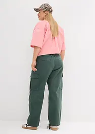 Pantaloni cargo in puro cotone, bonprix