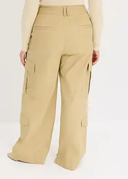 Pantaloni cargo in puro cotone, bonprix