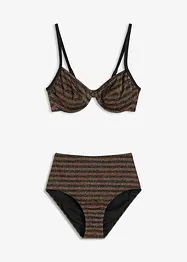Bikini glitterato con ferretto (set 2 pezzi), bonprix