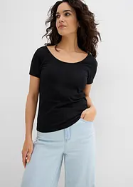 T-shirt con scollatura profonda sulla schiena, bonprix