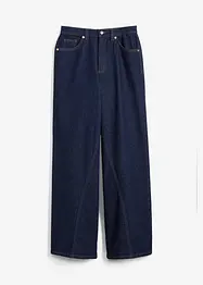 Jeans wide leg, vita alta, bonprix